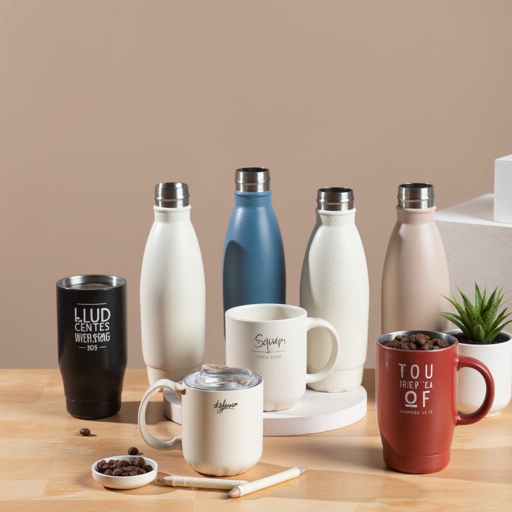 Mugs & Containers in Different Styles