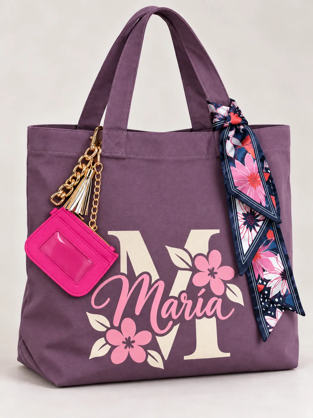 Custom purple Maria bag